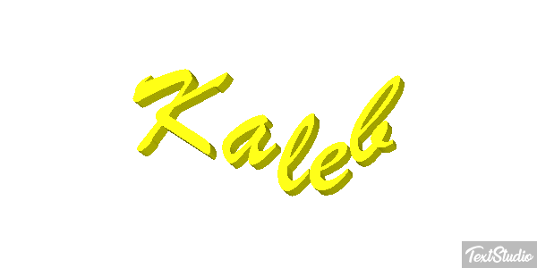 Kaleb Text effect
