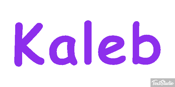 Kaleb Text effect