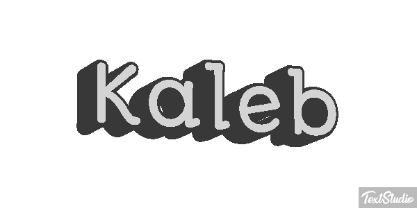 Kaleb Text effect