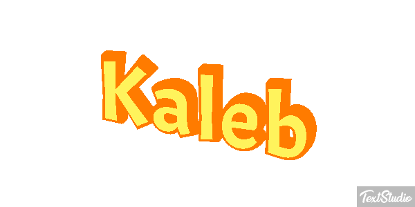 Kaleb Text effect