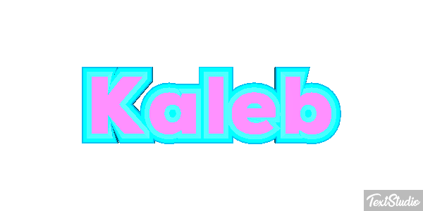 Kaleb Text effect