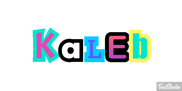Kaleb Text effect