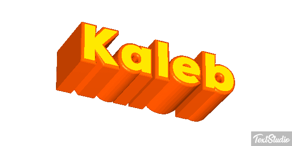 Kaleb Text effect