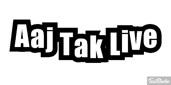 Áaj Tak Live Texteffekt