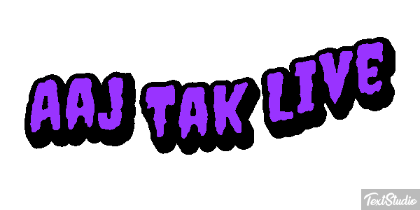 Áaj Tak Live Texteffekt