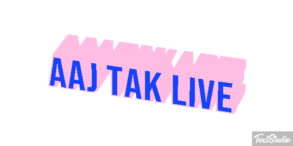 Áaj Tak Live Texteffekt
