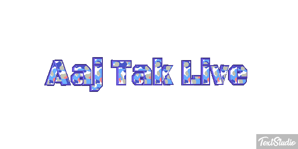 Áaj Tak Live Texteffekt