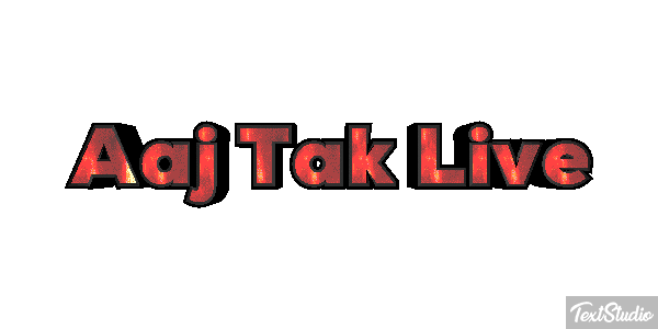 Áaj Tak Live Texteffekt