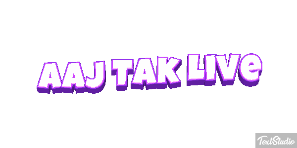 Áaj Tak Live Texteffekt