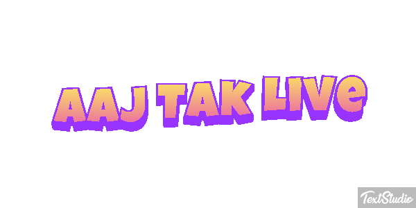 Áaj Tak Live Texteffekt