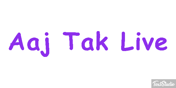 Áaj Tak Live Texteffekt