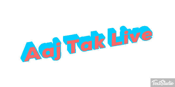 Áaj Tak Live Texteffekt