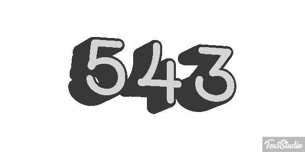 543 Текстовый эффект