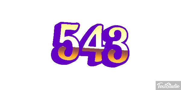 543 Текстовый эффект
