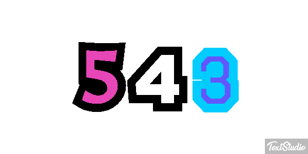 543 Текстовый эффект