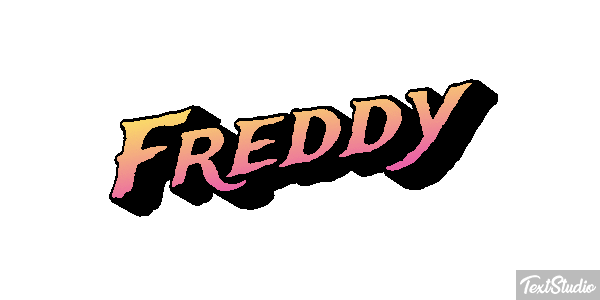 Freddy Efeito do texto