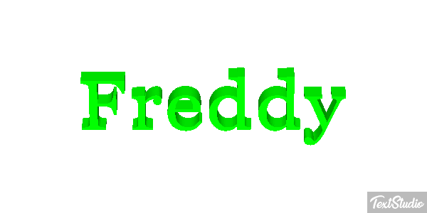 Freddy Efeito do texto