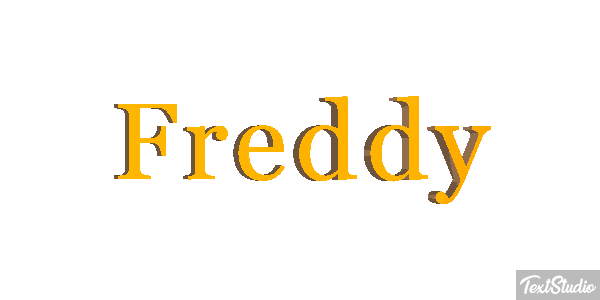 Freddy Efeito do texto