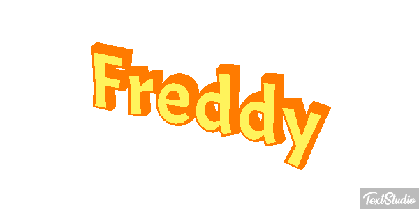 Freddy Efeito do texto