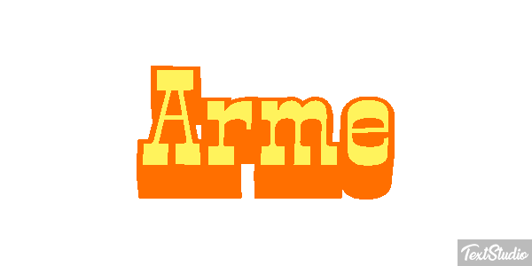 Arme Texteffekt