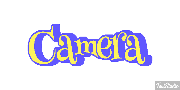 Camera Efecto de texto