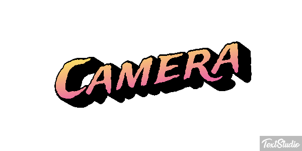 Camera Efecto de texto