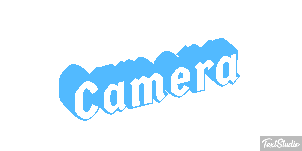 Camera Efecto de texto
