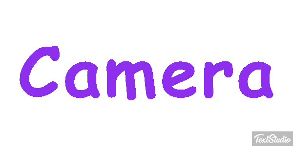 Camera Efecto de texto