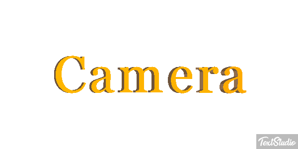 Camera Efecto de texto