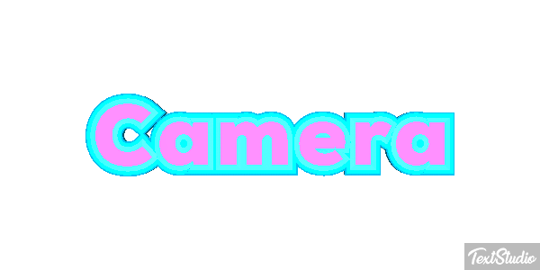 Camera Efecto de texto
