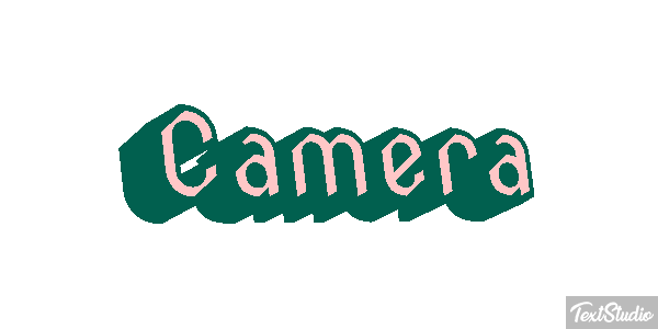 Camera Efecto de texto