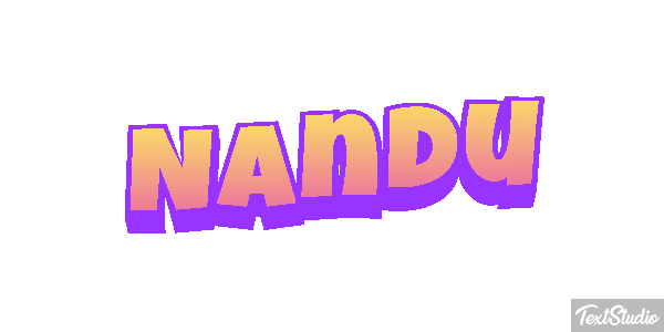 Nandu Texteffekt