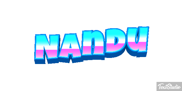 Nandu Texteffekt