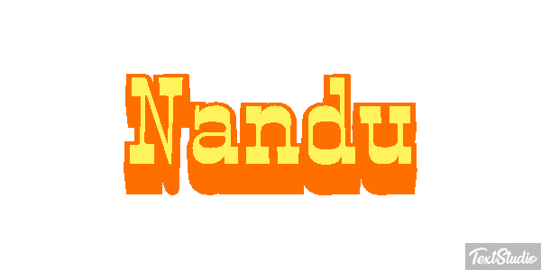 Nandu Texteffekt