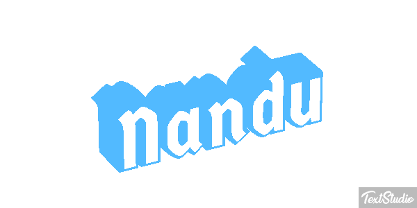 Nandu Texteffekt