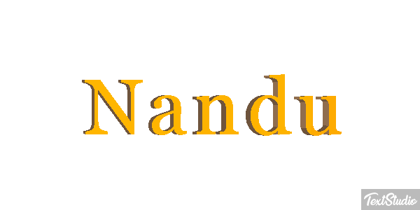 Nandu Texteffekt