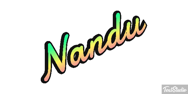 Nandu Texteffekt