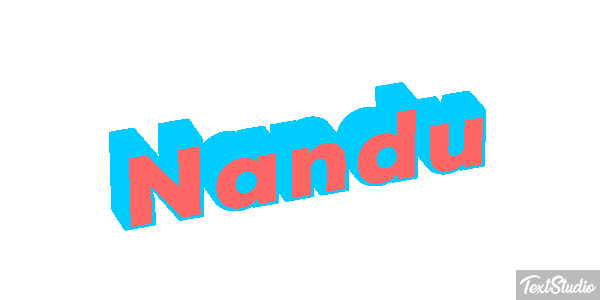 Nandu Texteffekt