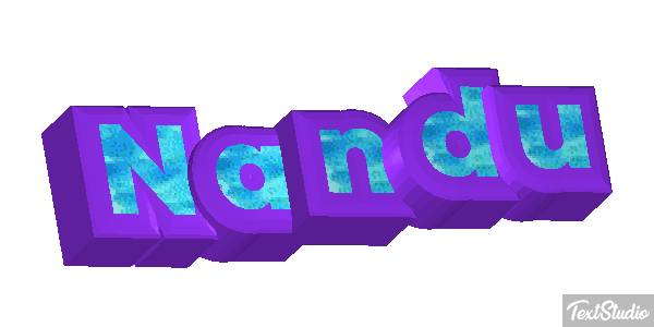 Nandu Texteffekt