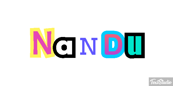 Nandu Texteffekt