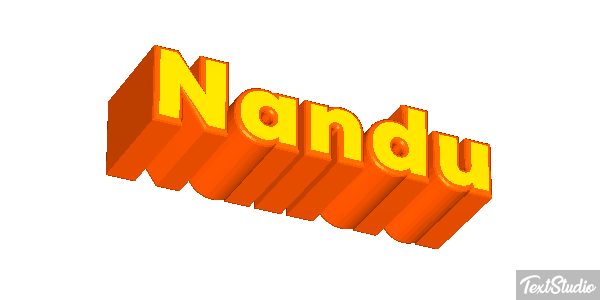 Nandu Texteffekt