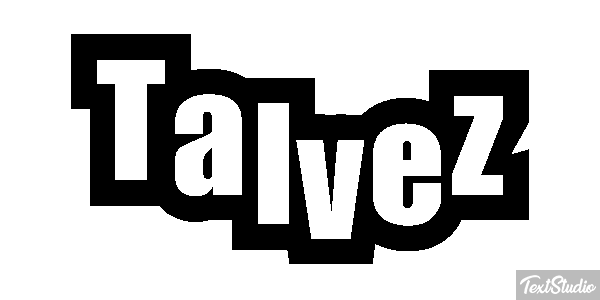 Talvez Effet de texte