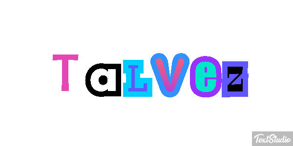 Talvez Effet de texte