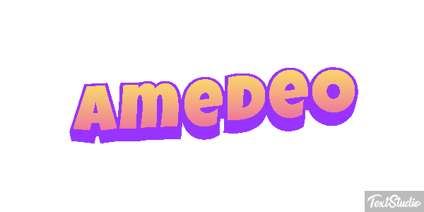 Amedeo Text effect