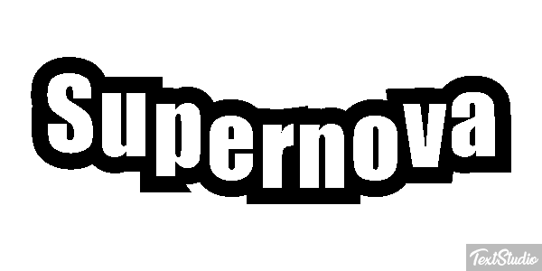 Supernova Text effect