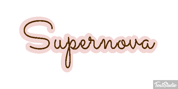 Supernova Text effect