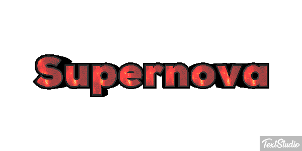 Supernova Text effect