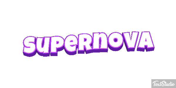 Supernova Text effect