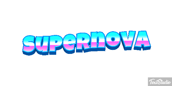 Supernova Text effect
