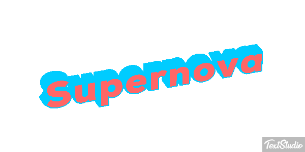 Supernova Text effect